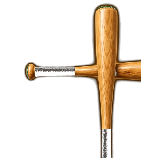 Baseball bat cross